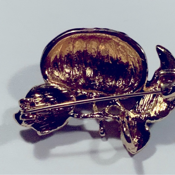 Betsey Johnson Purple Pumpkin Pin Brooch #523 - Picture 4 of 4